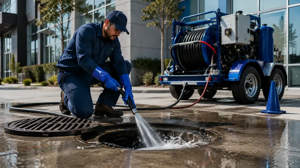 Commercial Hydro Jet Drain Cleaning in Weldon