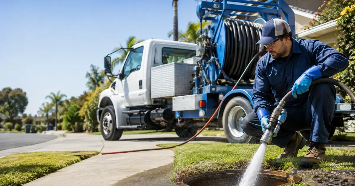 Hydro jet sewer cleaning Weldon