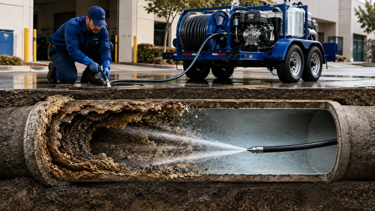 Sewer Pipe Descaling in Weldon